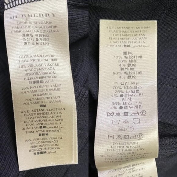 Burberry Brit Dress Mock Neck‎ Knee Length Size 10 - Picture 5 of 5